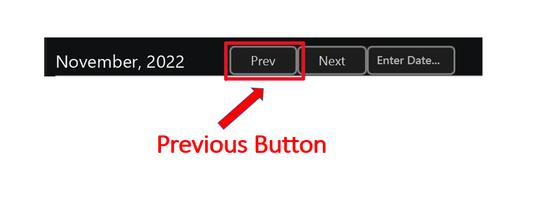 previous button